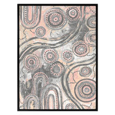 Alcove Studio Girra-Warra Framed Canvas Wall Art