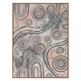 Alcove Studio Girra-Warra Framed Canvas Wall Art