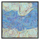 Alcove Studio Blue Mina Mina Jukurrpa VI Framed Canvas Wall Art