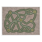 Alcove Studio Green Ngapa Jukurrpa III Framed Canvas Wall Art