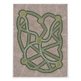 Alcove Studio Green Ngapa Jukurrpa III Framed Canvas Wall Art