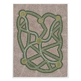 Alcove Studio Green Ngapa Jukurrpa III Framed Canvas Wall Art