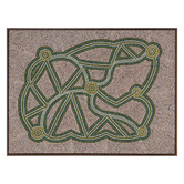 Alcove Studio Green Ngapa Jukurrpa III Framed Canvas Wall Art