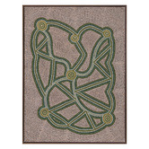 Alcove Studio Green Ngapa Jukurrpa III Framed Canvas Wall Art