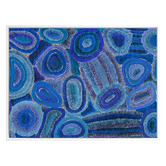 Alcove Studio Blue Ngapa Jukurrpa IV Framed Canvas Wall Art