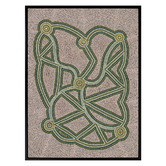 Alcove Studio Green Ngapa Jukurrpa III Framed Canvas Wall Art