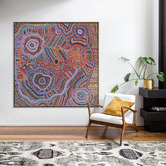 Alcove Studio Ngapa Jukurrpa II Framed Printed Wall Art