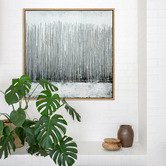 Alcove Studio Silver Fog Canvas Wall Art