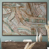 Alcove Studio Dhala-bu-nya Bula Green Canvas Wall Art
