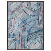 Alcove Studio Dhala-bu-nya Bula Blue Canvas Wall Art