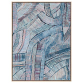 Alcove Studio Dhala-bu-nya Bula Blue Canvas Wall Art