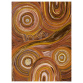 Alcove Studio Ngurrbul Dark Canvas Wall Art