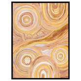Alcove Studio Ngurrbul Light Canvas Wall Art