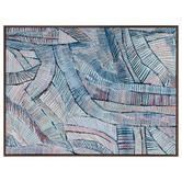 Alcove Studio Dhala-bu-nya Bula Blue Canvas Wall Art