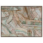 Alcove Studio Dhala-bu-nya Bula Green Canvas Wall Art