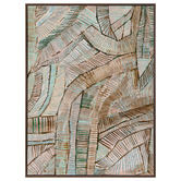 Alcove Studio Dhala-bu-nya Bula Green Canvas Wall Art