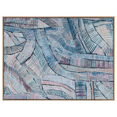 Alcove Studio Dhala-bu-nya Bula Blue Canvas Wall Art
