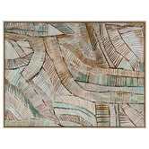 Alcove Studio Dhala-bu-nya Bula Green Canvas Wall Art