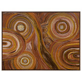 Alcove Studio Ngurrbul Dark Canvas Wall Art