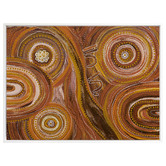 Alcove Studio Ngurrbul Dark Canvas Wall Art
