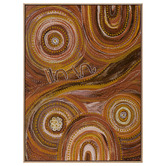 Alcove Studio Ngurrbul Dark Canvas Wall Art