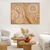 Alcove Studio Ngurrbul Light Canvas Wall Art