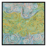Alcove Studio Mina Mina Jukurrpa VI Yellow Canvas Wall Art