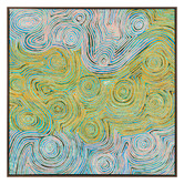 Alcove Studio Mina Mina Jukurrpa VI Yellow Canvas Wall Art
