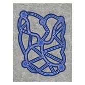 Alcove Studio Ngapa Jukurrpa III Blue Canvas Wall Art
