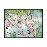 Alcove Studio Backyard Buddies Canvas Wall Art