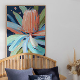 Alcove Studio Coral Banksia Canvas Wall Art