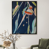 Alcove Studio Coral Flowering Gum Canvas Wall Art