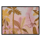Alcove Studio Pink Palms Canvas Wall Art