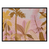 Alcove Studio Pink Palms Canvas Wall Art