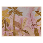 Alcove Studio Pink Palms Canvas Wall Art