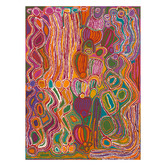 Alcove Studio Mina Mina Jukurrpa VIII Pink Canvas Wall Art