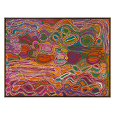 Alcove Studio Mina Mina Jukurrpa VIII Pink Canvas Wall Art