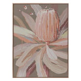 Alcove Studio Peach Banskia Canvas Wall Art
