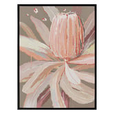 Alcove Studio Peach Banskia Canvas Wall Art