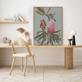 Alcove Studio Sage Banksia Canvas Wall Art