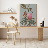 Alcove Studio Sage Banksia Canvas Wall Art