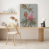 Alcove Studio Sage Banksia Canvas Wall Art