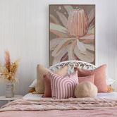 Alcove Studio Peach Banskia Canvas Wall Art
