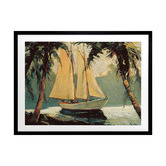 Alcove Studio Golden Sails Printed Wall Art