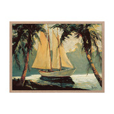 Alcove Studio Golden Sails Printed Wall Art