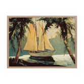 Alcove Studio Golden Sails Printed Wall Art