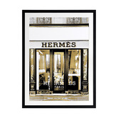 Alcove Studio Hermes in Gold Printed Wall Art