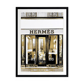 Alcove Studio Hermes in Gold Printed Wall Art