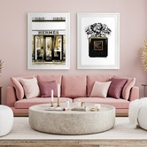 Alcove Studio Hermes in Gold Printed Wall Art