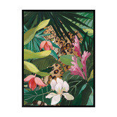 Alcove Studio Jungle Peekaboo Leopard Printed Wall Art